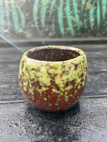 Coloured Speckle Pot