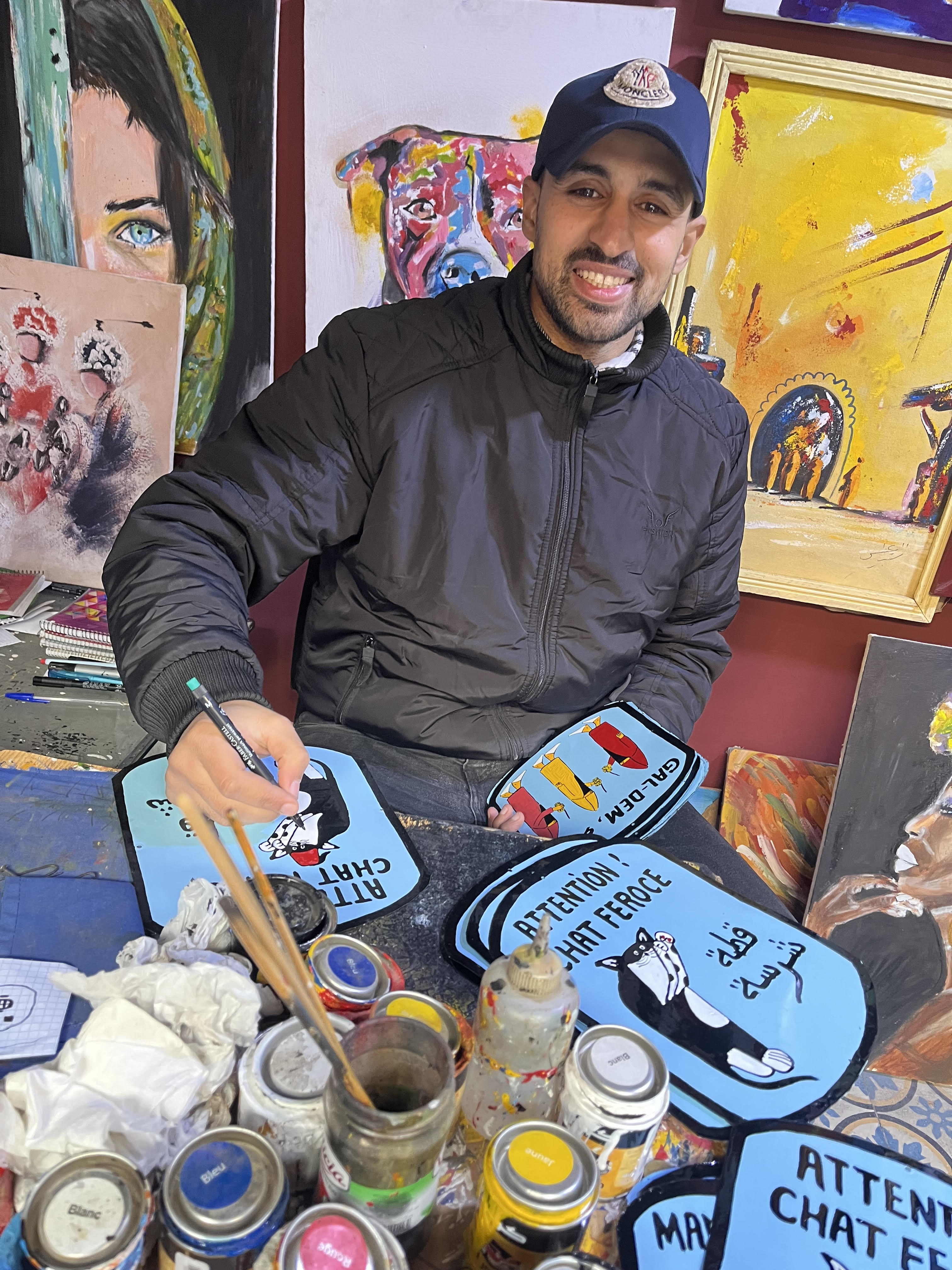 Bart Doom - Moroccan tin sign-3