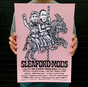Sleaford Mods Print by Tom J Newell-1