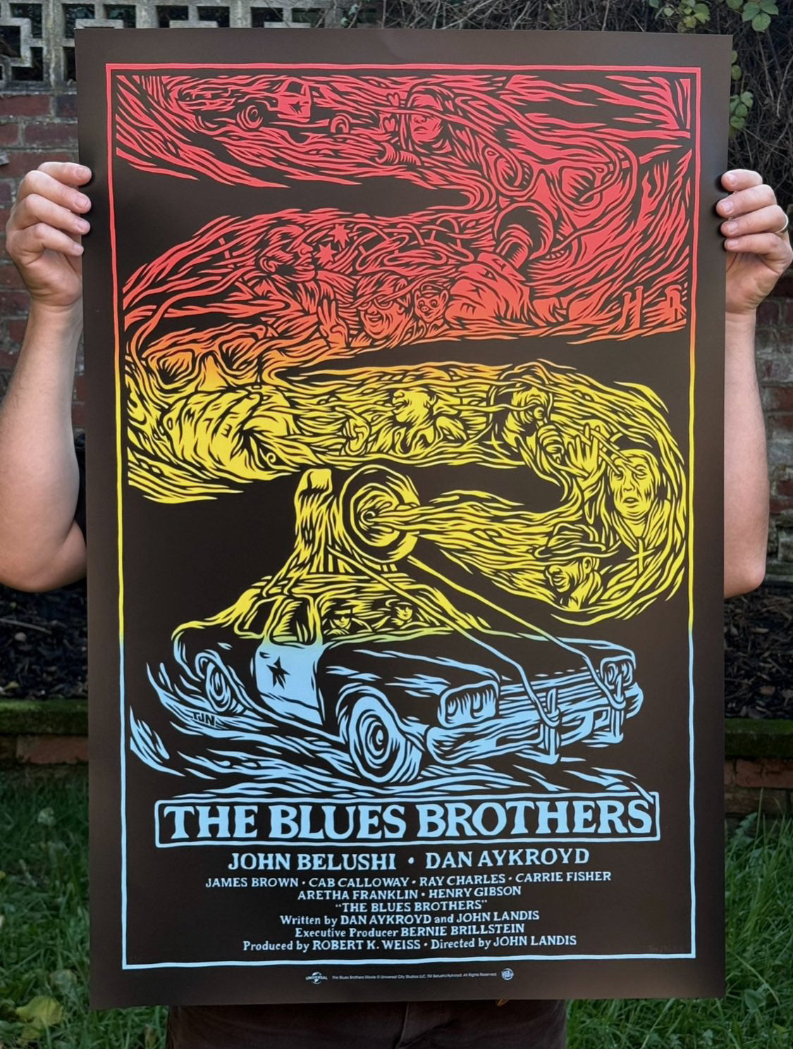 Blues Brothers Print by Tom J Newell