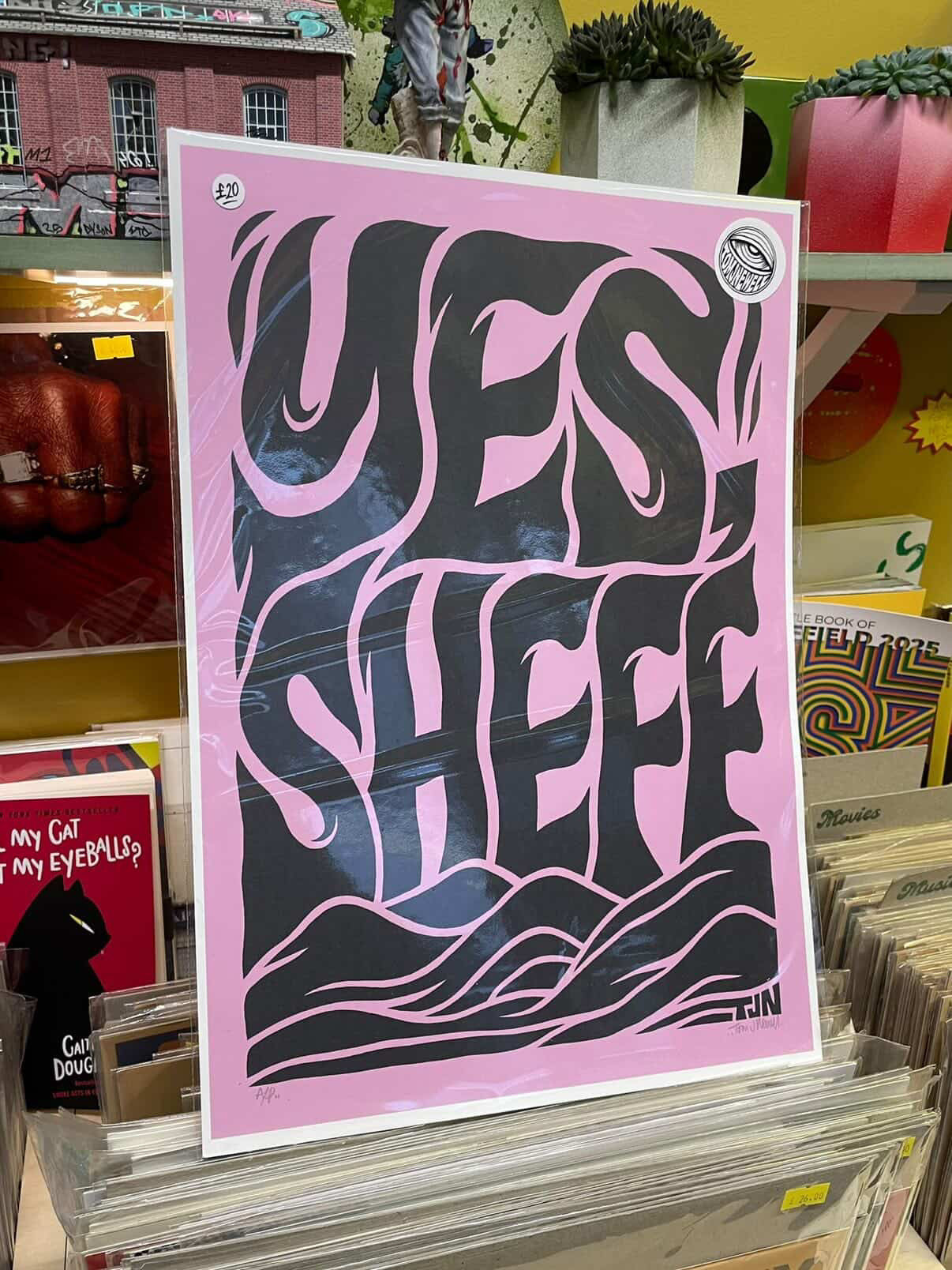 Yes, Sheff! Print - Tom J Newell