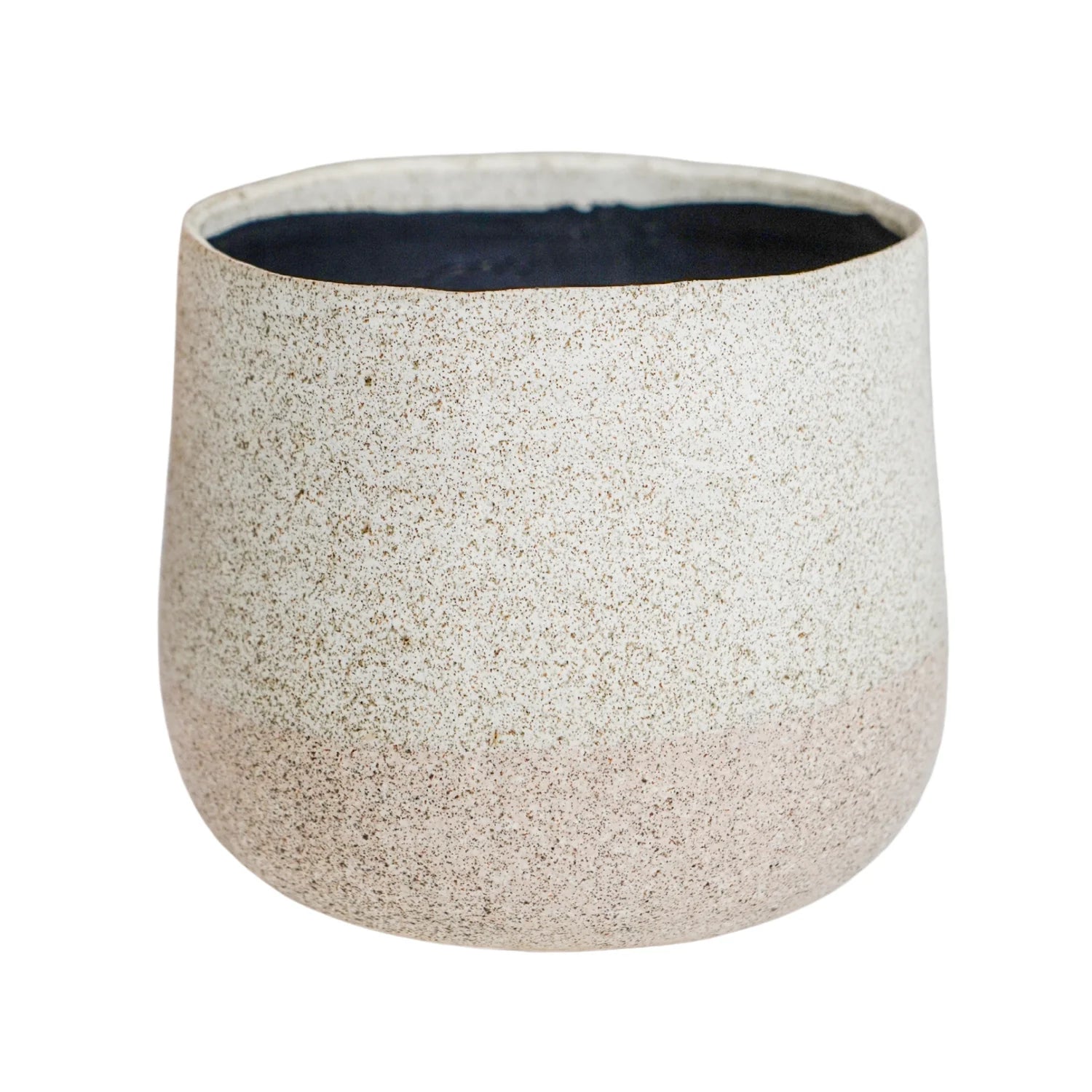 Vallo Reactive Glaze Tapered Planter H26.5cm D29.5cm-3