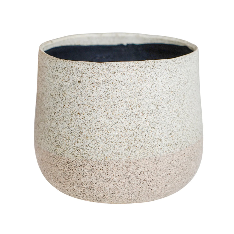 Vallo Reactive Glaze Tapered Planter H26.5cm D29.5cm-3