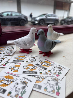 Wind Up Walking Pigeon Toy-1