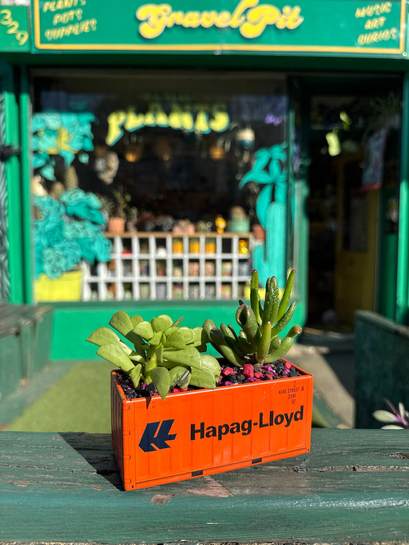 Shipping Container Planter (Orange)-1