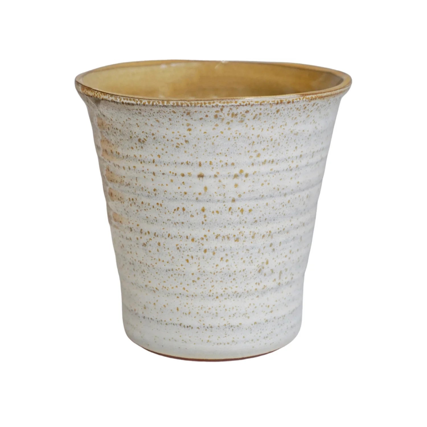 Vallo Reactive Glaze Tapered Planter H26.5cm D29.5cm-5