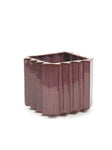 Purple Cube Pot