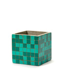 Green Mosaic Pot
