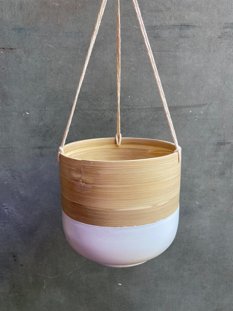 Bamboo Hanging Planter-7