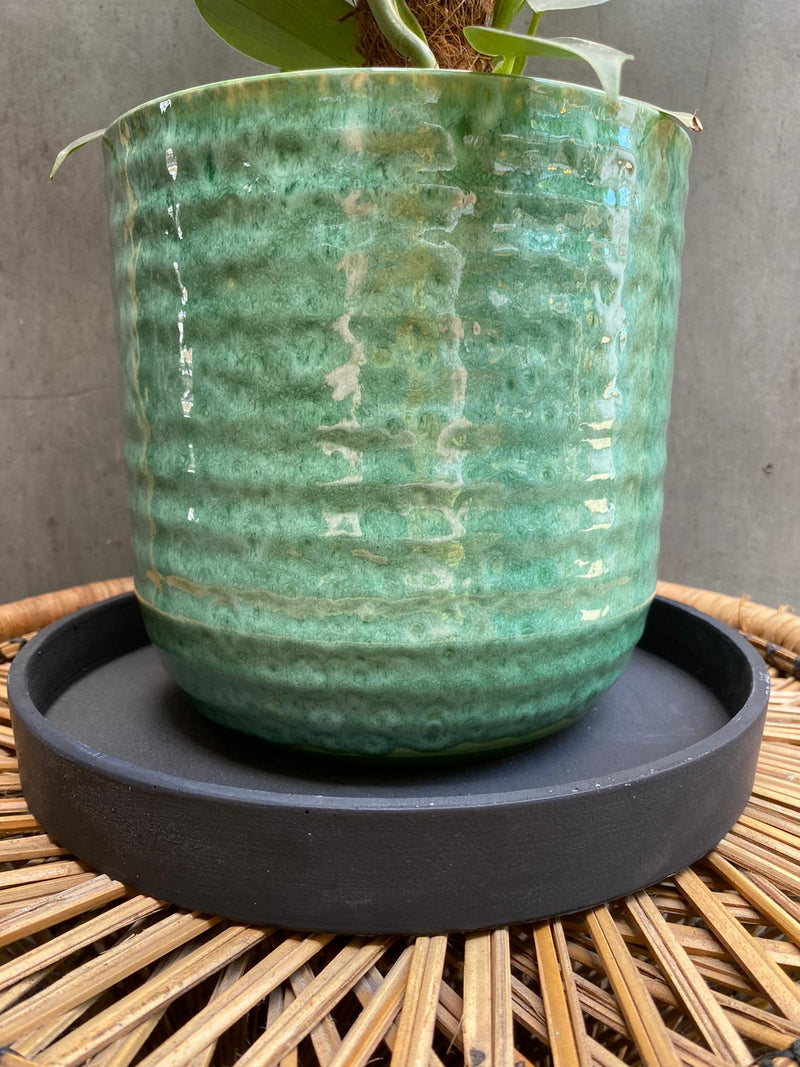 Black Plant Saucer-1