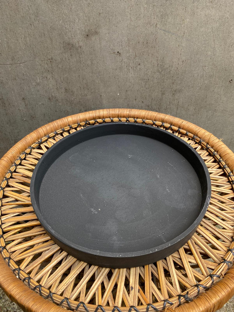 Black Plant Saucer-3