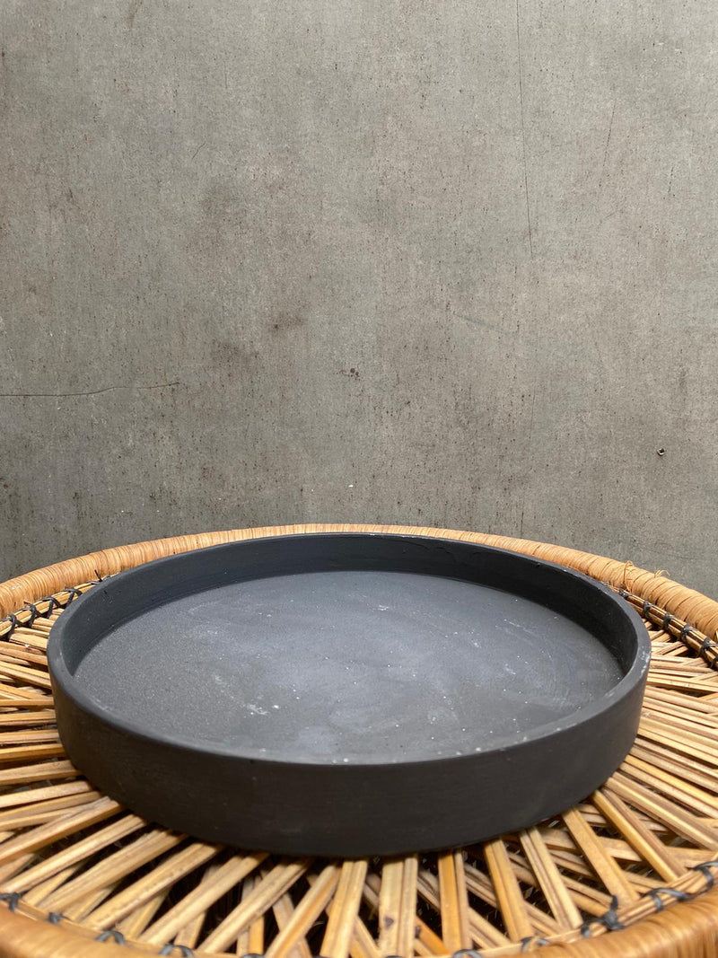 Black Plant Saucer-2