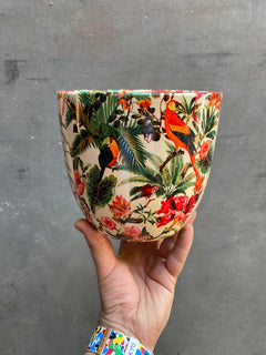 Monza Tropical Parrot Planter-4
