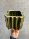 Green Cube Pot