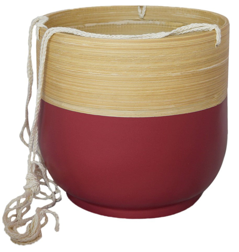 Bamboo Hanging Planter-9