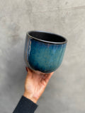 Turquoise Mason Planter