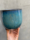 Turquoise Mason Planter