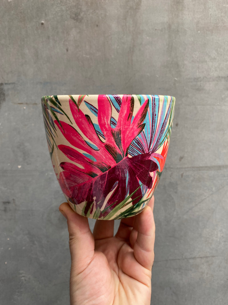 Monza Tropical Fuchsia Planter-4