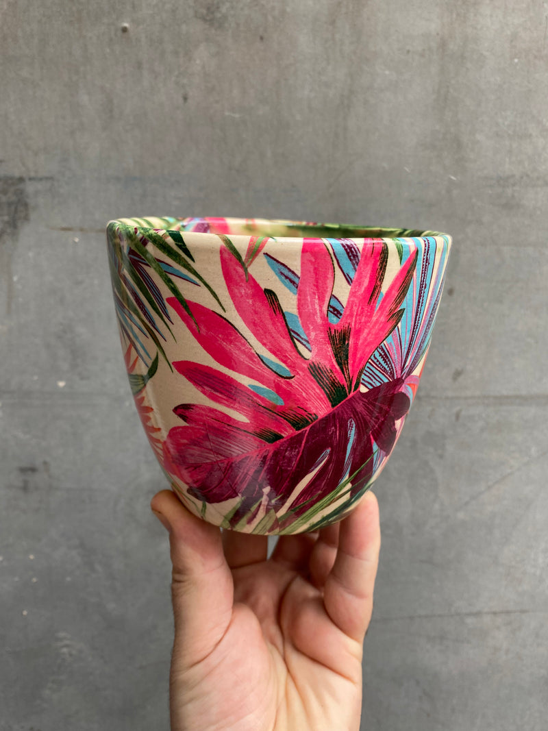 Monza Tropical Fuchsia Planter-1