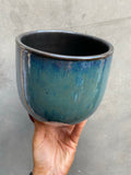 Turquoise Mason Planter